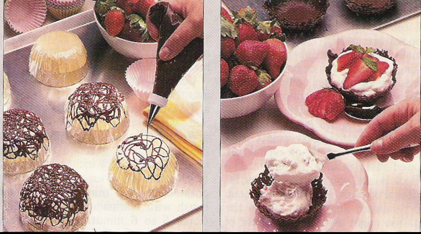 Chocolate Lace Cups