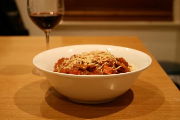 Pasta with Four-Cheese Sauce
