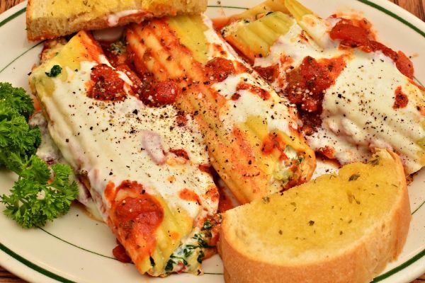 Spinach Cheese Manicotti